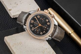Thumbnail von Omega Speedmaster Ladies Chronograph Stahl / Gold Automatik Ref. 324.28.38.40.06.001