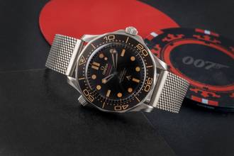 Thumbnail von Omega Seamaster Diver 300 M James Bond 007 Titan Automatik 210.90.42.20.01.001