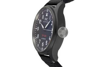 Thumbnail von IWC Große Fliegeruhr Top Gun Big Pilot Watch 43 Top Gun Keramik / Titan Automatik Ref. IW329801 B&P 2022