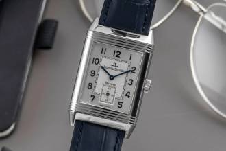 Thumbnail von Jaeger-LeCoultre Reverso Grande Taille Monoface Stahl Handaufzug Herrenuhr Ref. 270.8.62