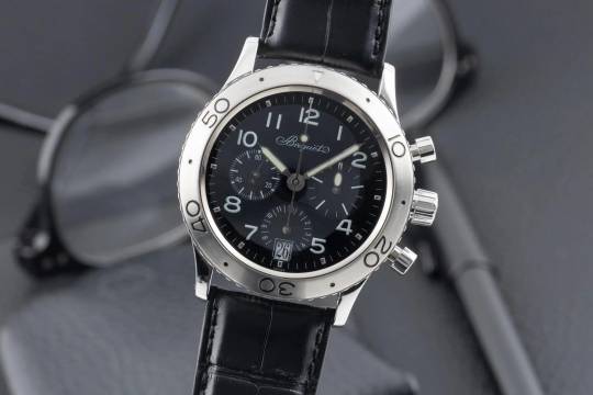  Breguet Type XX - XXI - XXII Chronograph Edelstahl Automatik Herrenuhr Ref. 3820 Klassiker 