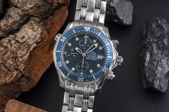  Omega Seamaster Diver 300 M Chronograph Stahl Automatik Herrenuhr 2599.80.00 B&P 