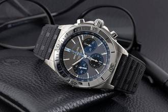 Thumbnail von Breitling Chronomat 42 B01 42 Titan Automatik Ref. EB0134101M1S1 B&P