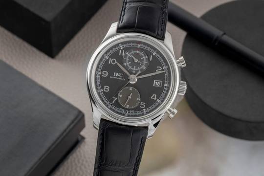  IWC Portugieser Chronograph Automatik Stahl Herrenuhr Ref. IW390404 Papiere 2016 