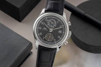  IWC Portugieser Chronograph Automatik Stahl Herrenuhr Ref. IW390404 Papiere 2016 