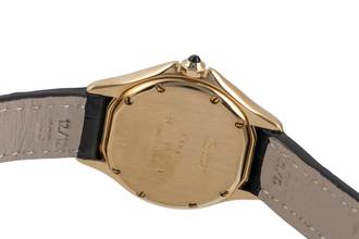 Thumbnail von Cartier Cougar 18k (0,750) Gold Quarz Damenuhr Ref. W25012B9 887906