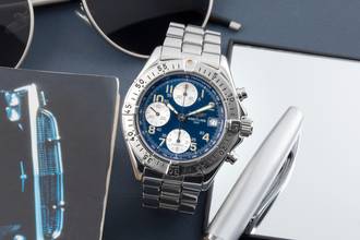 Thumbnail von Breitling Colt Chronograph Automatic Blue Dial Edelstahl Automatik Herrenuhr Ref. A13035