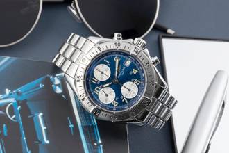 Thumbnail von Breitling Colt Chronograph Automatic Blue Dial Edelstahl Automatik Herrenuhr Ref. A13035