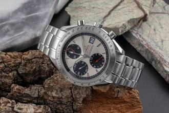 Thumbnail von Omega Speedmaster Date Chronograph Stahl Automatik Herrenuhr Ref. 3211.31.00