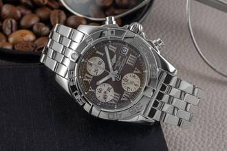 Thumbnail von Breitling Chrono Galactic Chronograph Stahl Automatik Herrenuhr Ref. A13358 B&P 2011