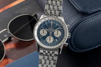 Thumbnail von Breitling Navitimer Chronograph Blue Dial Herrenuhr Automatik Ref. A23322