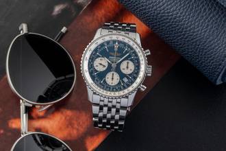 Thumbnail von Breitling Navitimer Chronograph Blue Dial Herrenuhr Automatik Ref. A23322