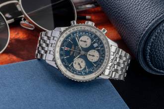 Thumbnail von Breitling Navitimer Chronograph Blue Dial Herrenuhr Automatik Ref. A23322