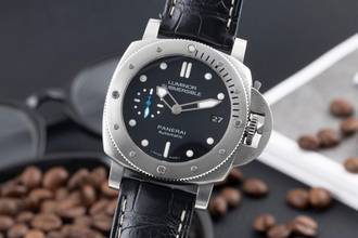 Thumbnail von Panerai Submersible 1950 3 Days Stahl Automatik Herrenuhr Ref. PAM00682