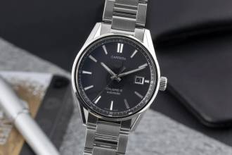 Thumbnail von TAG Heuer Carrera Calibre 5 Automatik Datum Edelstahl Herrenuhr Ref. WAR211A-1