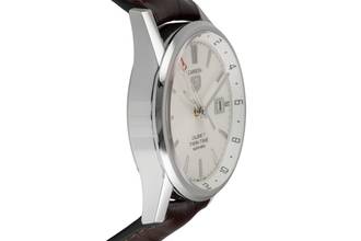 Thumbnail von TAG Heuer Carrera Calibre 7 Twin-Time Automatik Edelstahl Ref. WAR2011.FC6291 B&P 2017