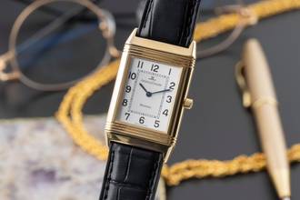 Thumbnail von Jaeger-LeCoultre Reverso 18k (0,750) Gold Quarz Damenuhr Ref. 250.1.09 Klassiker