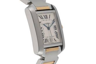Thumbnail von Cartier Tank Française Stahl / Gold Automatik Medium Size Ref. W51005Q4 2302