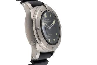 Thumbnail von Panerai Submersible 1950 3 Days Titan Automatik Herrenuhr Ref. PAM00364 B&P 2014