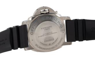 Thumbnail von Panerai Submersible 1950 3 Days Titan Automatik Herrenuhr Ref. PAM00364 B&P 2014