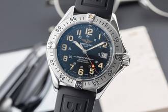 Thumbnail von Breitling Superocean 3300ft Edelstahl Automatik Herrenuhr Ref. A17040