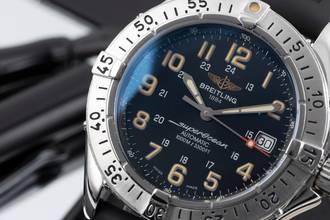 Thumbnail von Breitling Superocean 3300ft Edelstahl Automatik Herrenuhr Ref. A17040