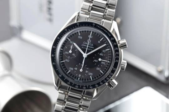 Omega Speedmaster Reduced Chronograph Stahl Automatik Herrenuhr 3510.50.00
