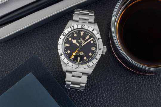 Tudor Black Bay Pro Edelstahl Automatik Herrenuhr Ref. M79470-0001 B&P 2022