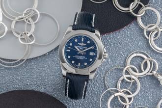Thumbnail von Breitling Galactic 32 Diamond Dial Stahl Quarz Damenuhr W7133012/C966 B&P 2017