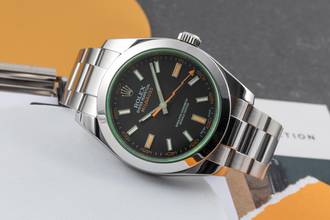 Thumbnail von Rolex Milgauss Black Dial Edelstahl Automatik Herrenuhr Ref. 116400GV B&P 2008