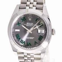 Thumbnail von Rolex Datejust 41 Wimbledon Jubilee – 126300 – like NEW – 04/2023 Full Set