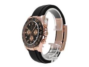 Thumbnail von Rolex Daytona Cosmograph Daytona Everose-Gold / Oysterflex Ref. 116515LN Schwarz