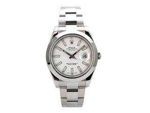 Thumbnail von Rolex Datejust II 41 mm Edelstahl Ref. 116300 Weiß