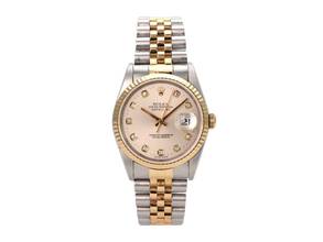 Thumbnail von Rolex Datejust 36 Stahl / Gelbgold Ref. 16233 Silber Diamant
