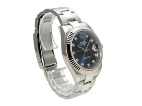 Thumbnail von Rolex Datejust 41 Edelstahl Weißgold 126334 Blau Diamant