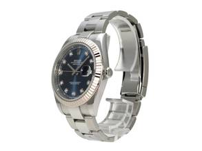 Thumbnail von Rolex Datejust 41 Edelstahl Weißgold 126334 Blau Diamant