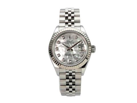 Rolex Lady-Datejust 28 Ref. 279174 Perlmutt Diamant Jubile-Band