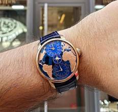 Thumbnail von Jacob & Co. THE WORLD IS YOURS-DUAL TIME ZONE Limited Edit. 999 Roségold 18Kt. like new full set with box and papers