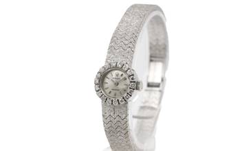 Thumbnail von Rolex Precision Vintage 18K Weißgold & Diamanten