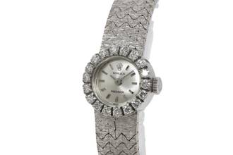 Thumbnail von Rolex Precision Vintage 18K Weißgold & Diamanten