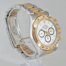 Thumbnail von Rolex Daytona 16523 white dial 6 inverted Tritium dial Full Set 1994's