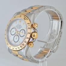 Thumbnail von Rolex Daytona 16523 white dial 6 inverted Tritium dial Full Set 1994's