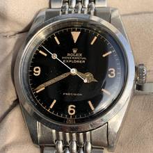 Thumbnail von Rolex Explorer 6150 Precision Galvanic gilt radium dial very rare 1953’s