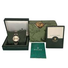 Thumbnail von Rolex Air King 5500 Oyster Perpetual silver dial Full Set 1982’s