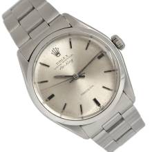 Thumbnail von Rolex Air King 5500 Oyster Perpetual silver dial Full Set 1982’s