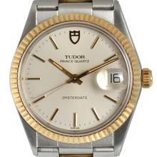 Thumbnail von Tudor Prince Oysterdate Quartz Prototype silver dial NEW NOS Full Set 1980's