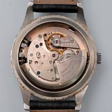Thumbnail von Movado Calendomatic Triple date 16207 black dial Steel 1950’s