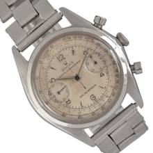 Rolex Chronograph 4500 Monoblocco Antimagnetic Zwei-Teile-Gehäuse sehr selten, 1945