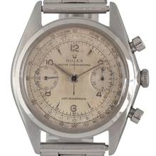 Thumbnail von Rolex Chronograph 4500 Monoblocco Antimagnetic two-body case very rare 1945’s