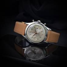 Thumbnail von Wyler Vetta chronograph 281-107 Valjoux 23 Silver dial 1960’s
